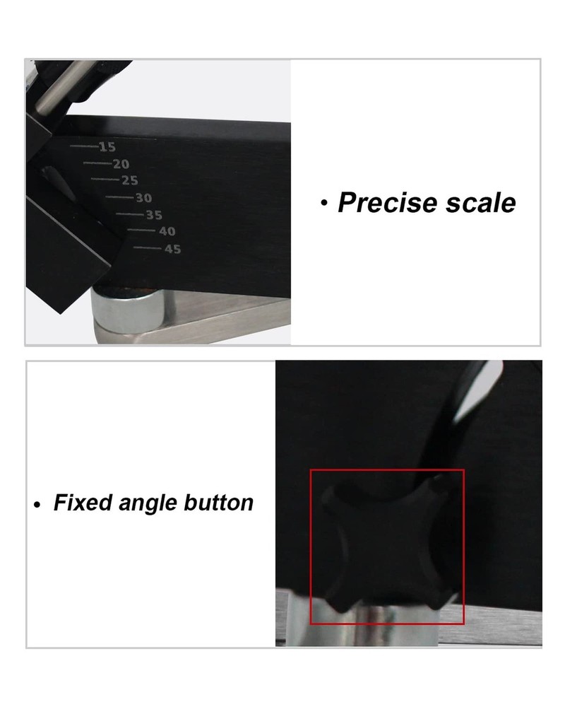 Sharpener Model 5005 Lawn Mower Blade Sharpener 15°-45° Adjustable for
