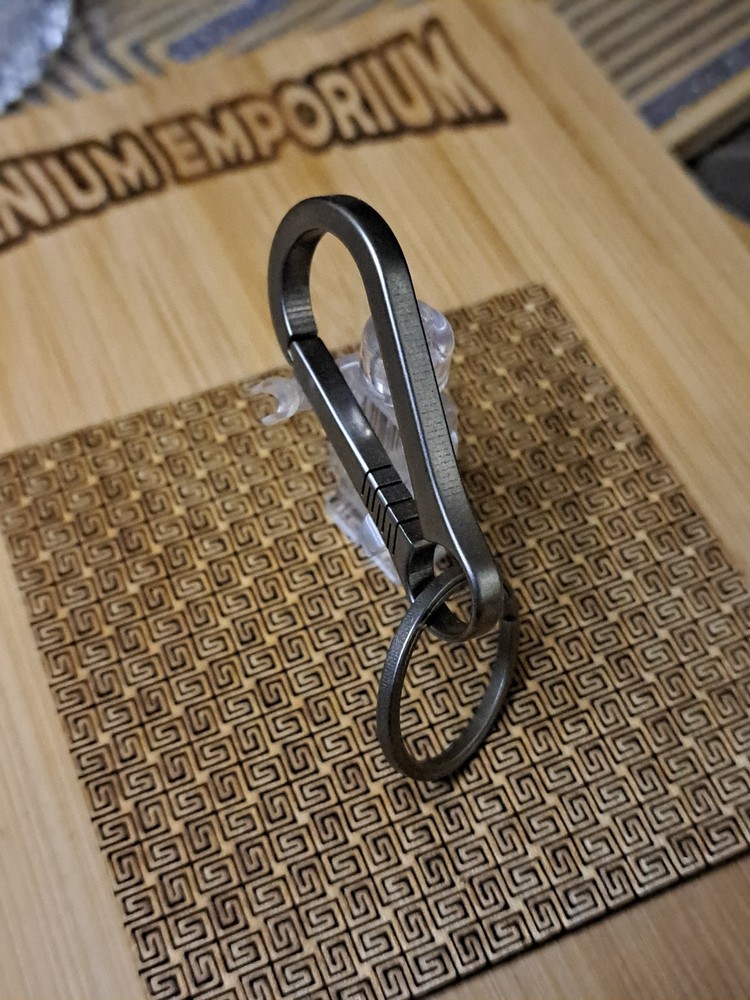 EDC Titanium Carabiner Keychain