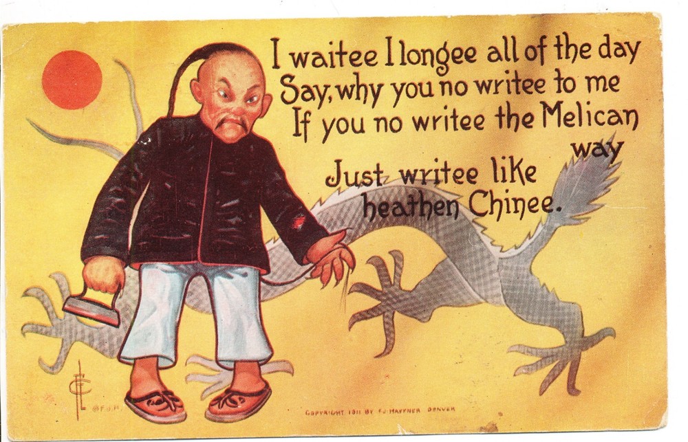 comic Chinese postal card .......... 164606
