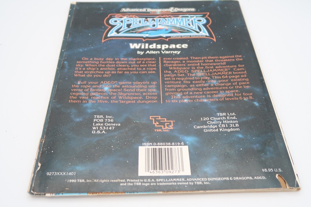 READ Spelljammer, AD&D 2nd ed LOT Realmspace, Wildspace, Arcane Space, Lorebook