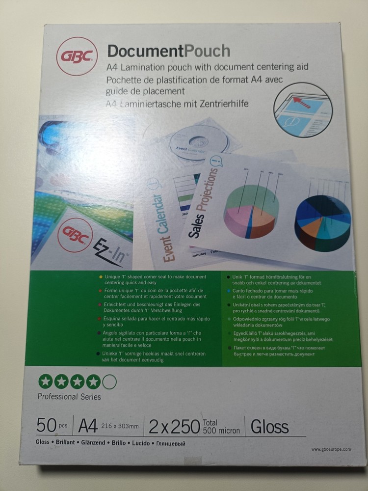 GBC Professional Series Laminating Sheets