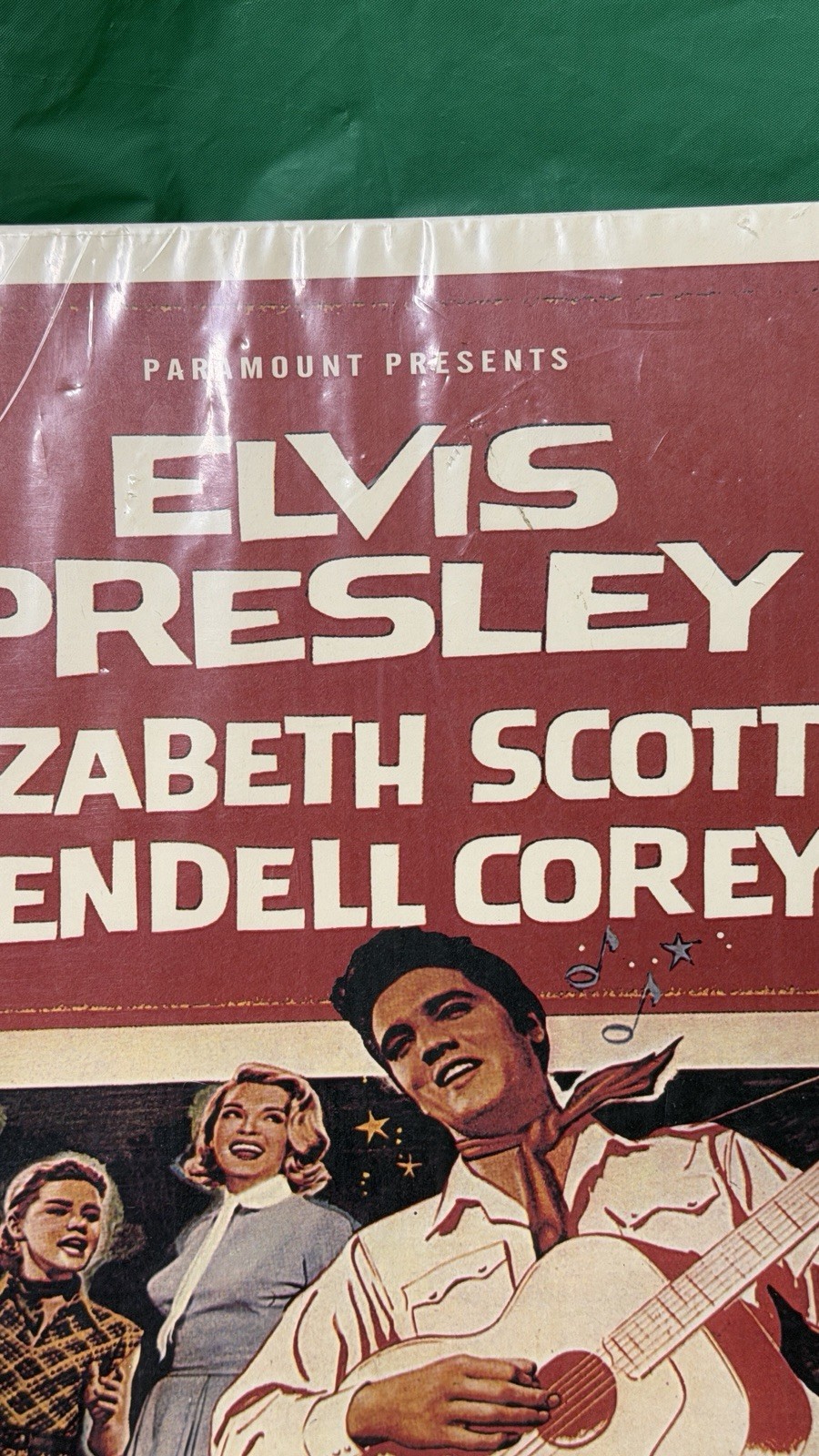 Vintage Elvis Presley Loving You 1957 Original Movie Poster Paramount