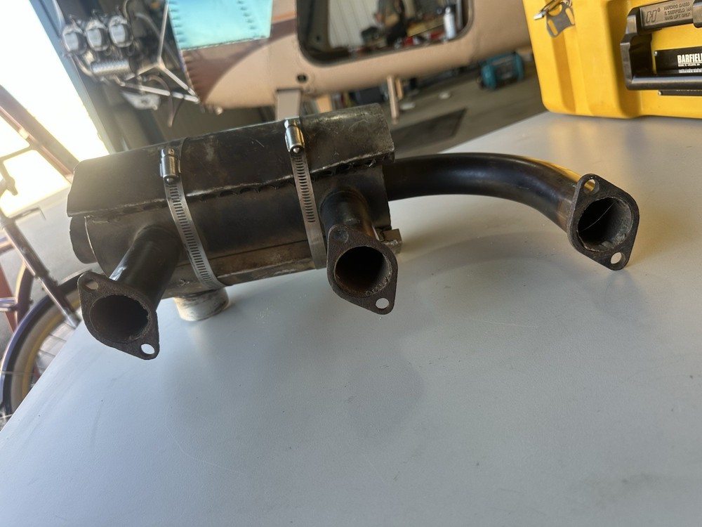Continental O-300 modified muffler