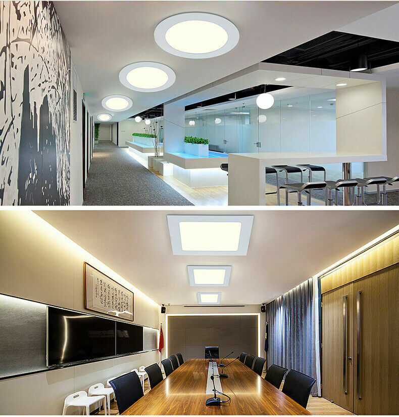 LED Recessed Ceiling Panel Down Light 24W 18W 15W 12W 9W 6W 3W Downlight Lamp US