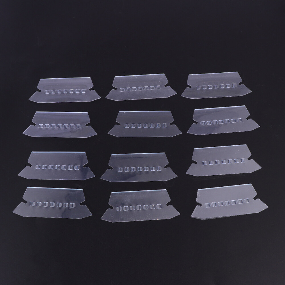 50 Pcs Folder Tabs Hanging File White Labels Repositionable Filing Inserts