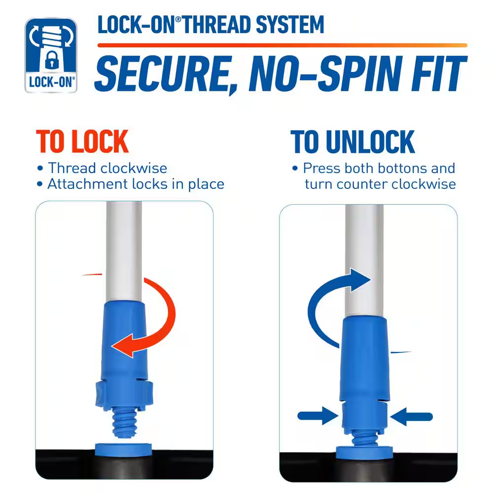 Lock-On 48 In. Aluminum Water Flow Pole