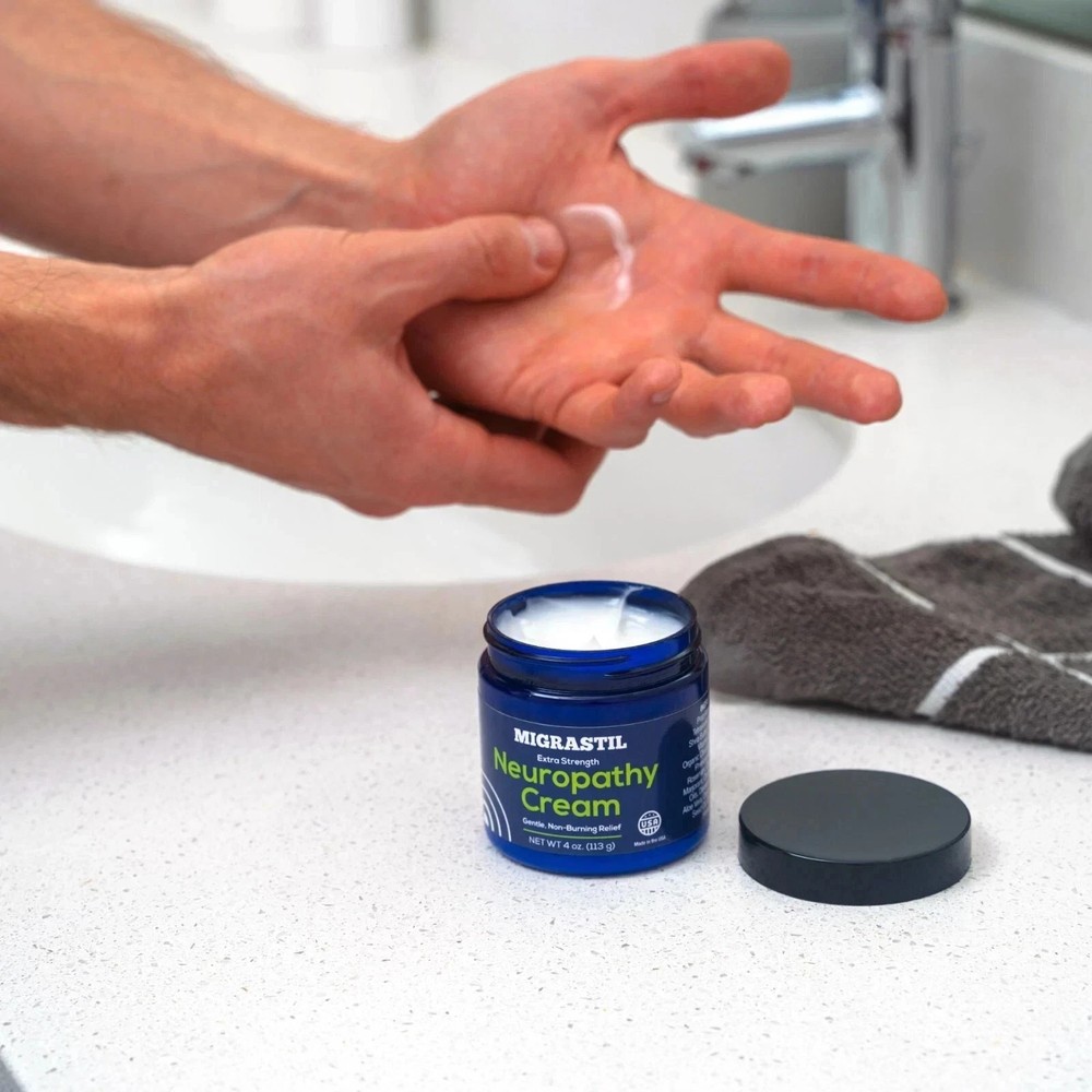 Migrastil Neuropathy Cream | Extra Strength Nerve Support – 4 oz