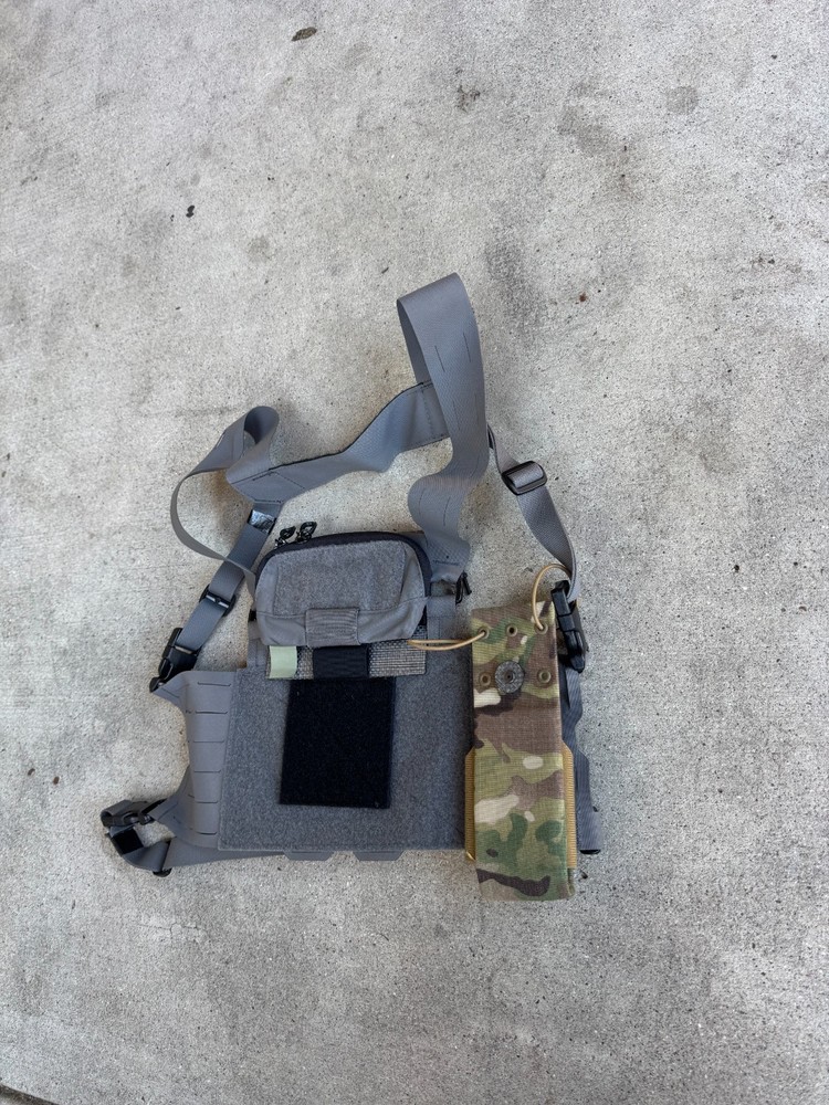 Ferro Concepts Chesty Rig Wide Gray w/ Extras