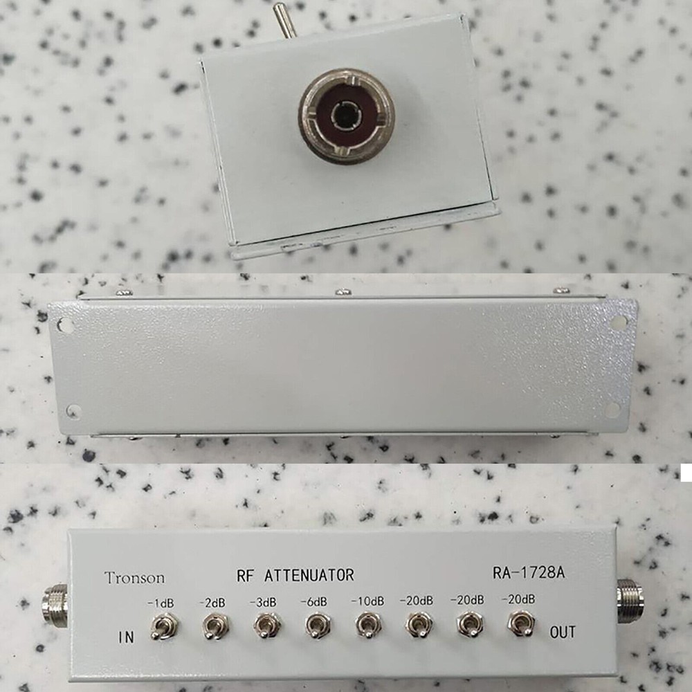 Replacement 0- 82DB VARIABLE/ STEP ATTENUATOR 50 OHM for Ham Radio Transmitter