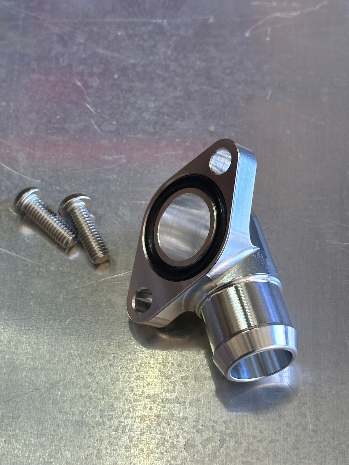 1989-2001 CR500 Billet Coolant Inlet Elbow