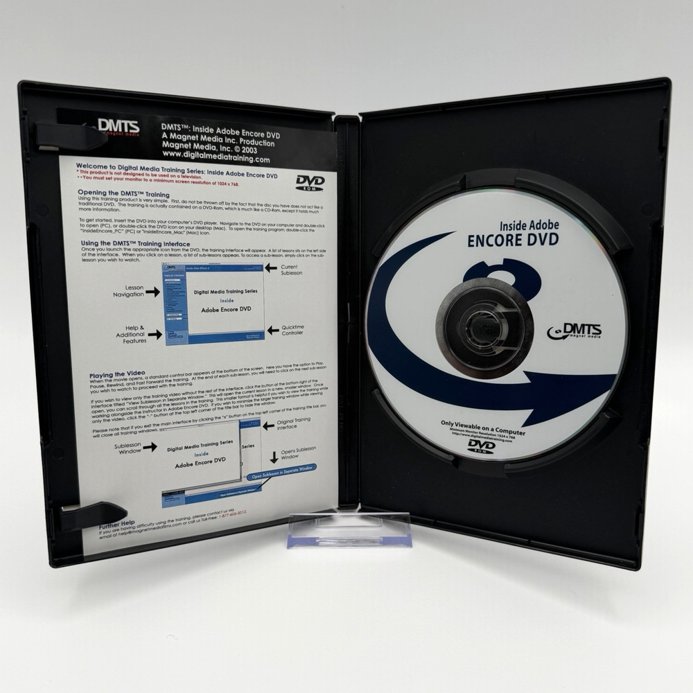 Inside Adobe Encore DVD DMTS (2003) - Interactive Computer Training DVD