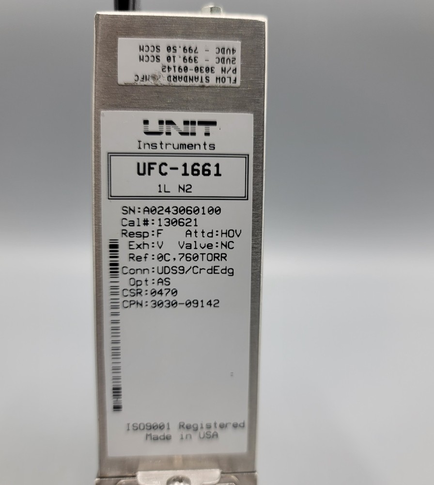 Celerity UNIT UFC-1661 Mass Flow Controller MFC HC1