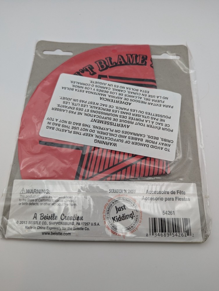 Whoopee Cushion Self-Inflating Red