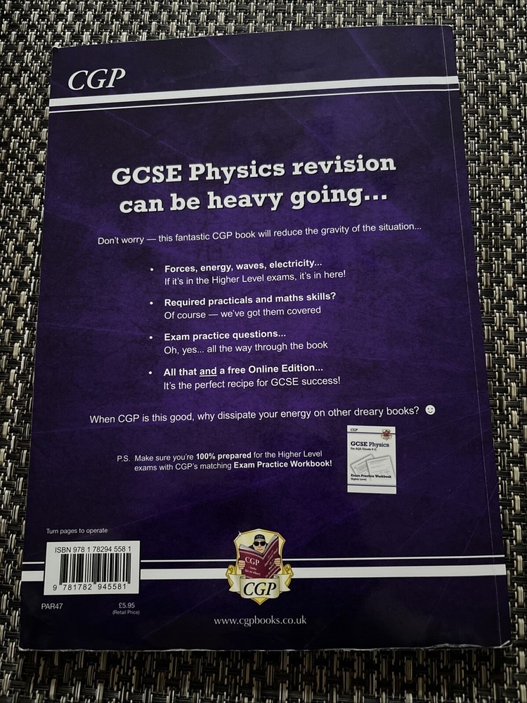 CGP GCSE Physics AQA Revision Guide 9-1, Higher Level
