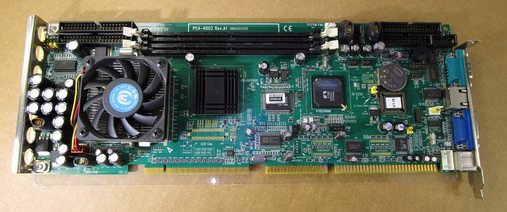 Advantech PCA-6003VE SBC Single Board Computer, Intel CPU