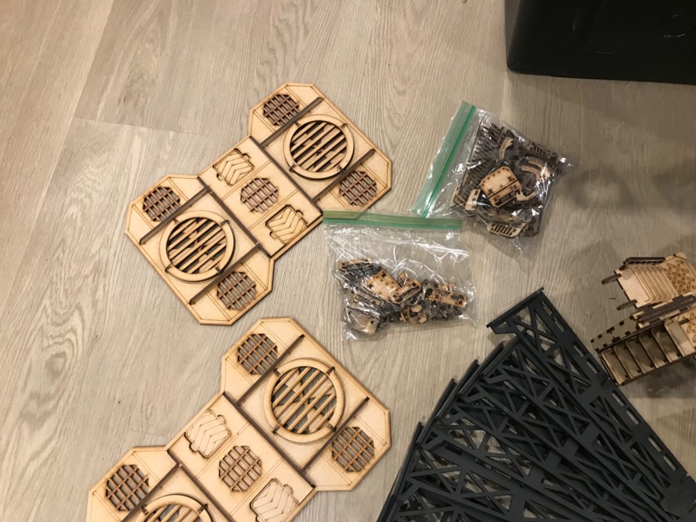 TT Combat Underhive Terrain Necromunda WH40K Infinity Used