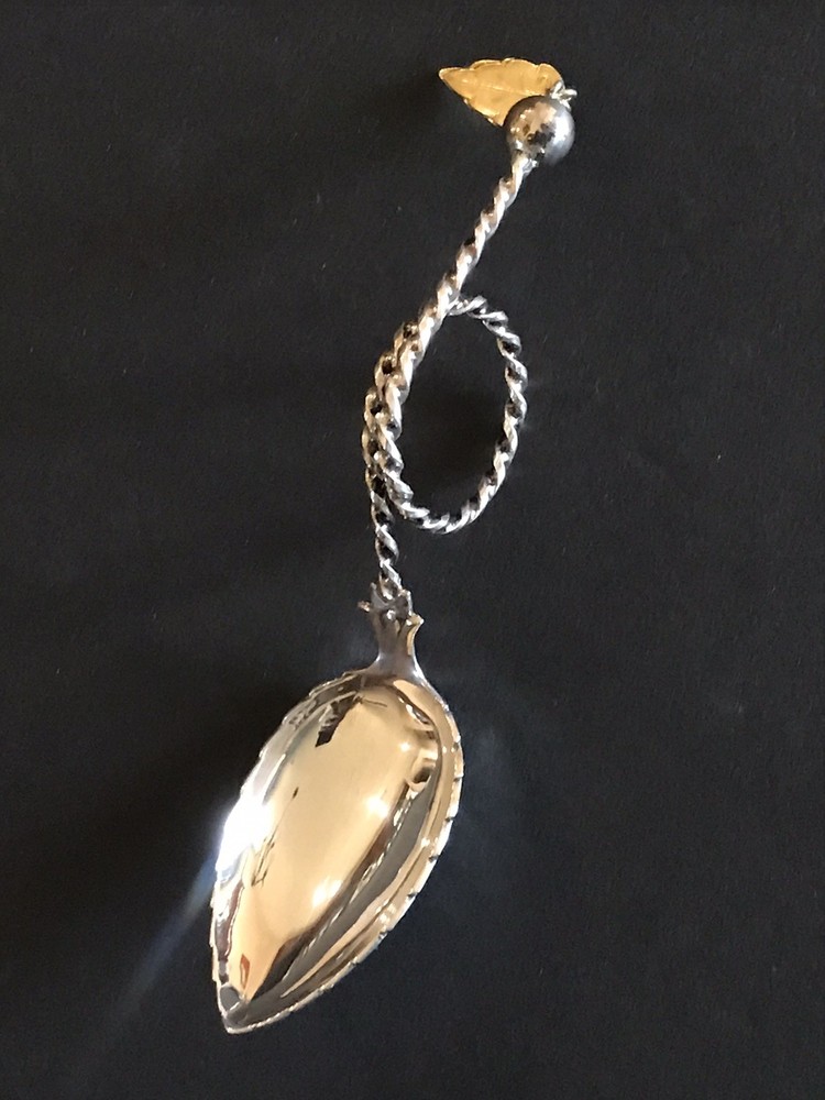 Norwegian 830S Silver Tea Caddy Spoon