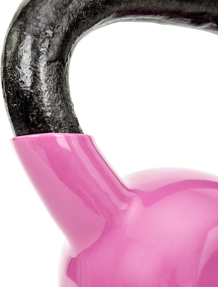 Color-Coded Kettlebells in 5-25 Pound Options for Easy Weight Identification