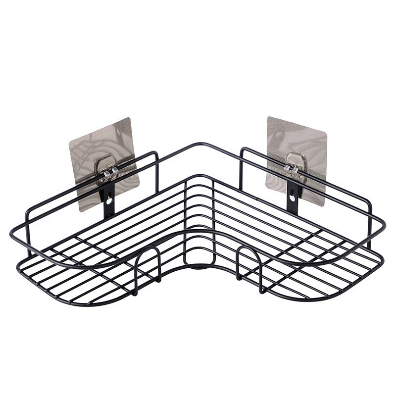 Corner Shower Caddy Shelf-Triangular Bathroom Bath Storage Organizer Rack Holder