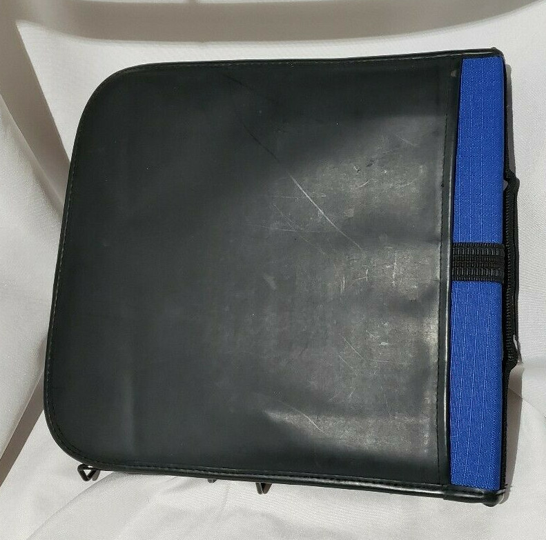 16 Page CD Binder Blue & Black