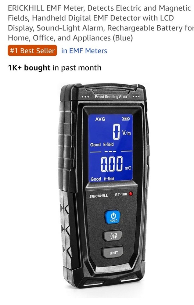 Erickhill EMF Tester RT-100 New