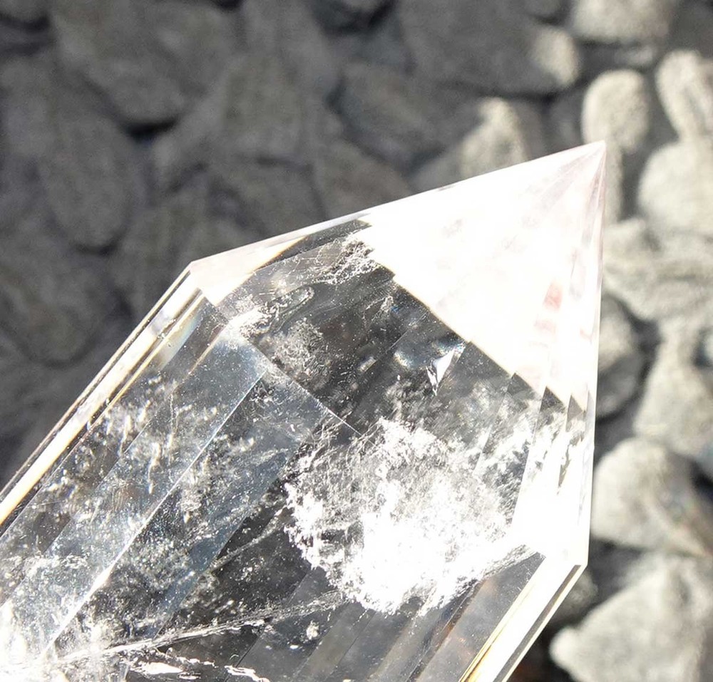 Clear Quartz Vogel 24-sided Crystal - v2002