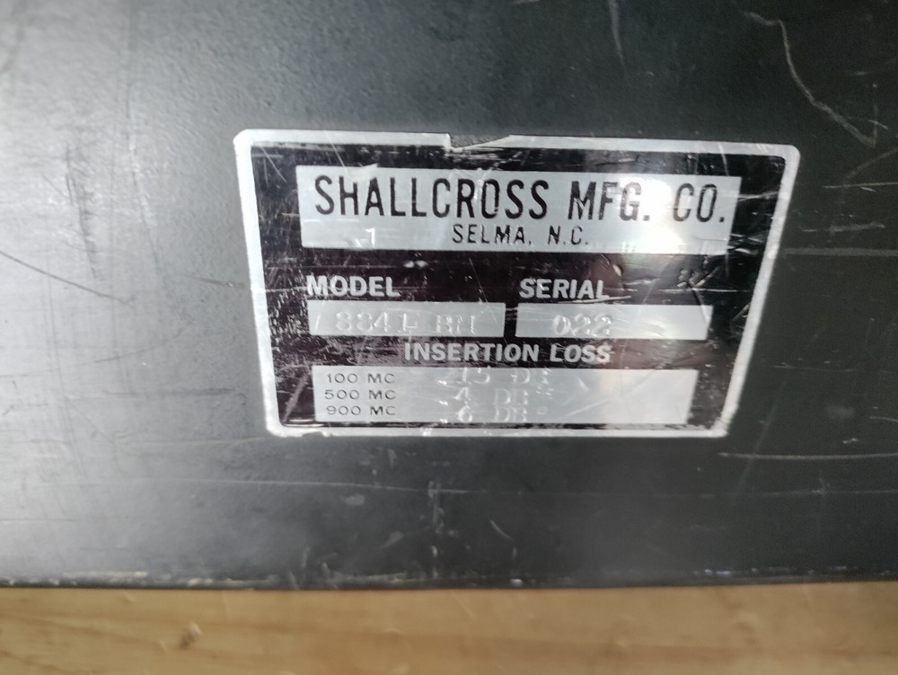 Shallcross RF Attenuator Model 8842 BM