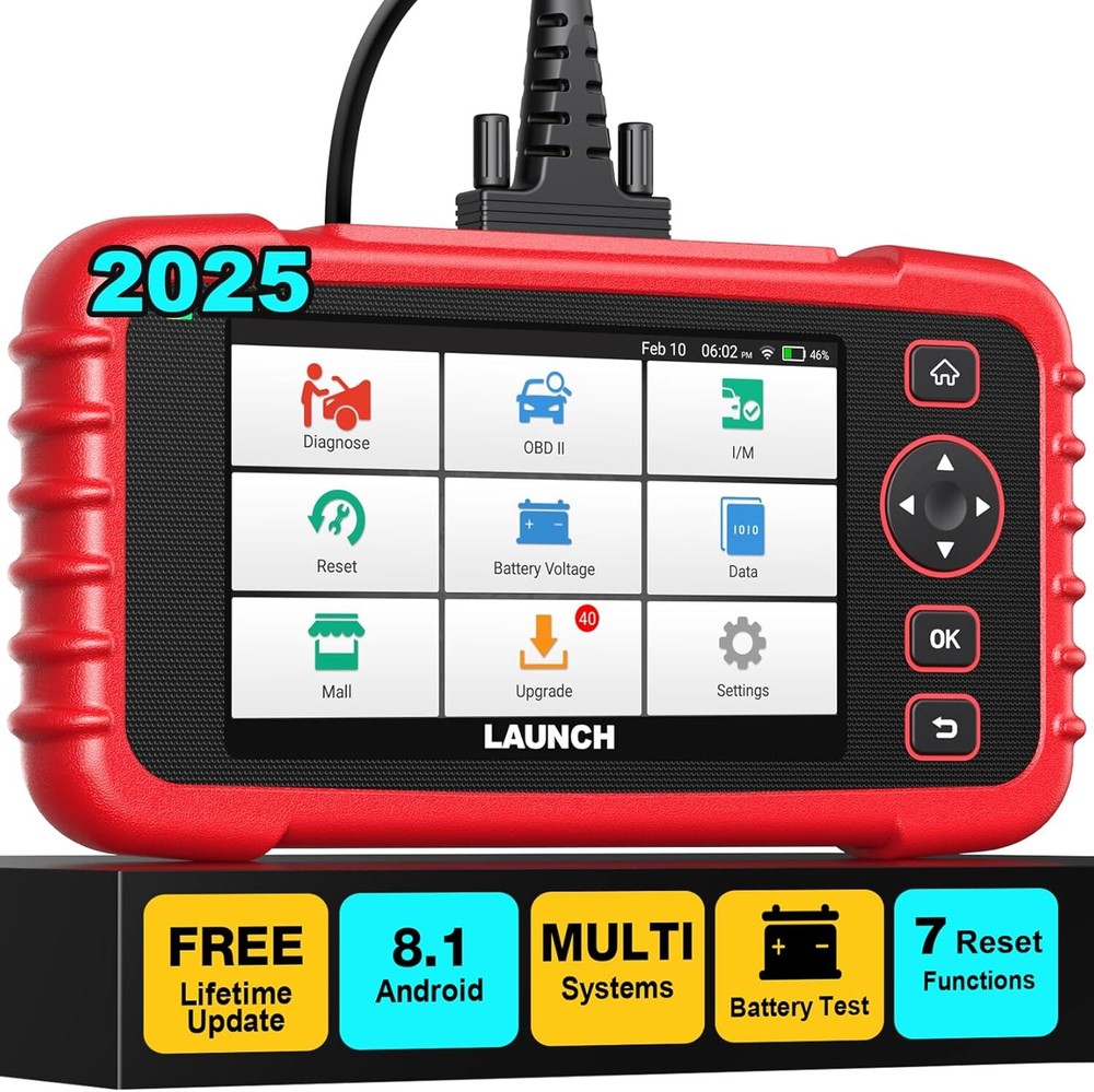 2025 LAUNCH CRP123X OBD2 Scanner Engine ABS SRS Code Reader Car Diagnostic Tool