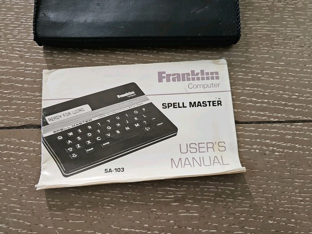 VTG FRANKLIN Spell Master SA-103 Tested