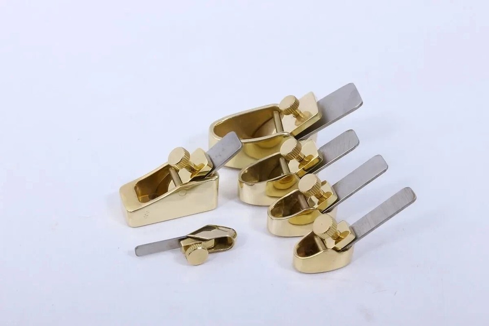 1set Brass Planes 6pcs luthier tools violin making tools Convex bottom