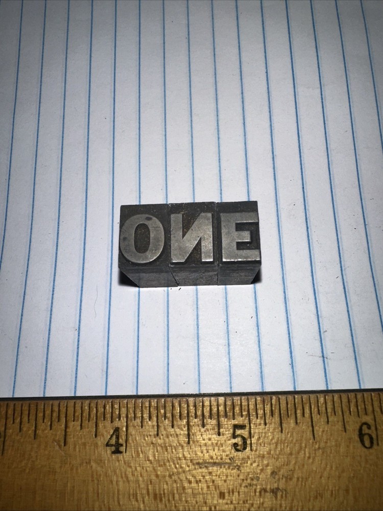 Printing Blocks ( ONE ) 3 Lead Blocks