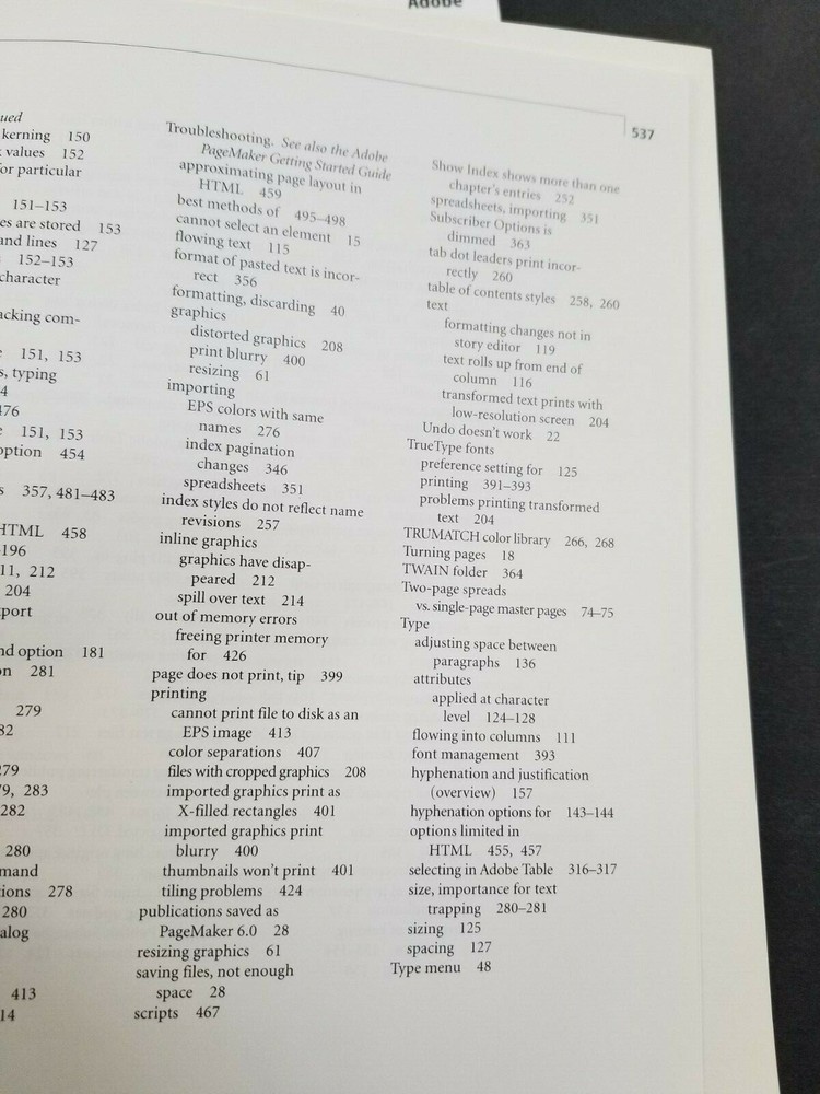 Adobe Pagemaker 6.5 Plus Windows User Manuals NO DISKS