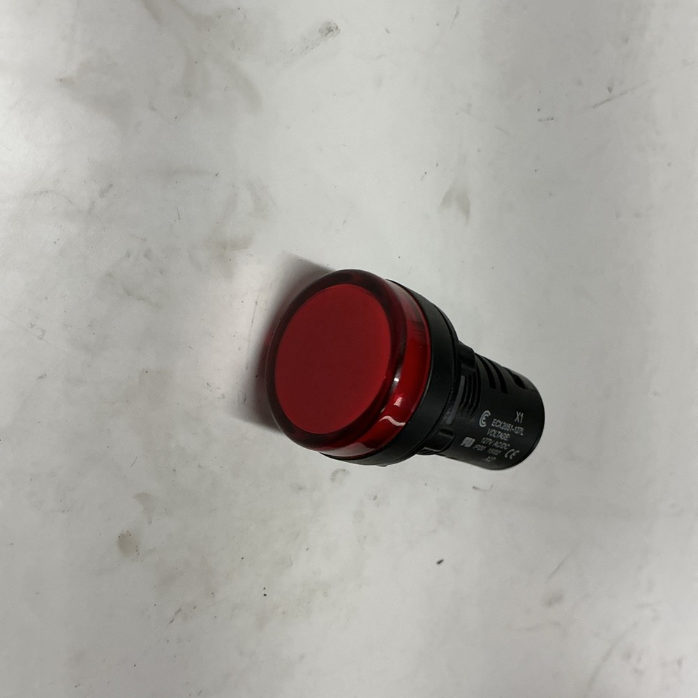 ECX2051-127L Red Panel Mount Indicator Light V-680