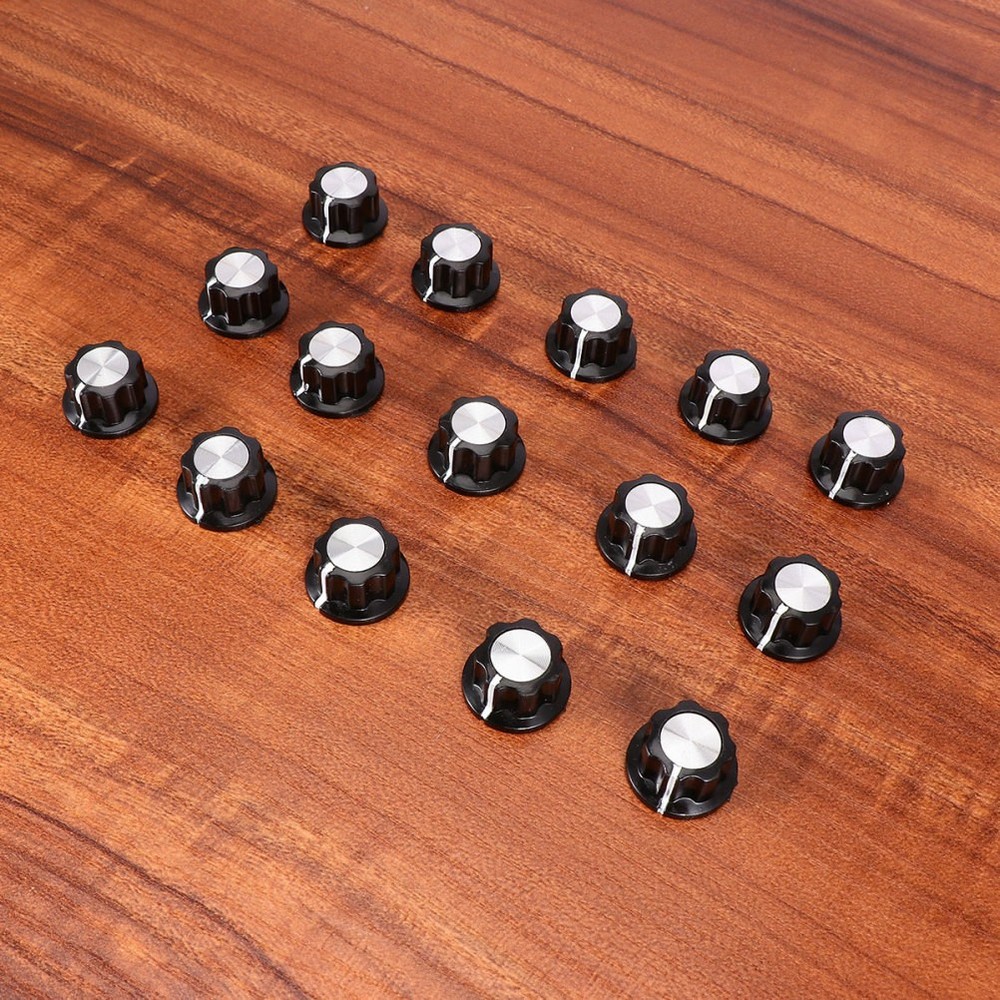 15pcs Guitar Amplifier Knobs Guitar Knobs Bass Control Knob