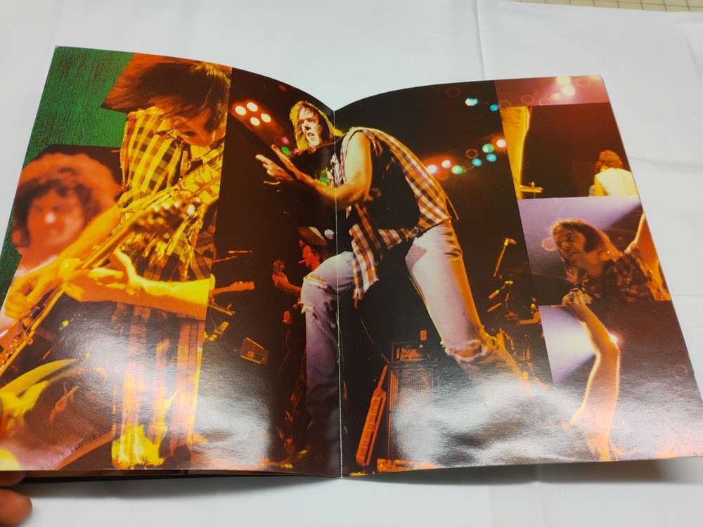 NEIL YOUNG & Crazy Horse LIFE Tour Concert Program Book Music Program