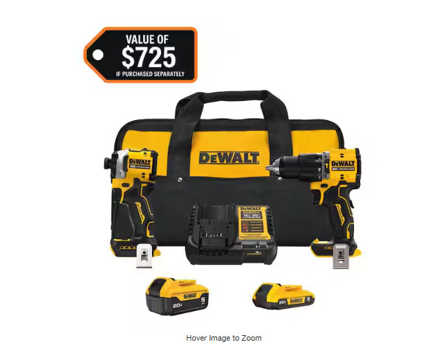DEWALT DCK240C2 20V Impact Driver Combo Kit