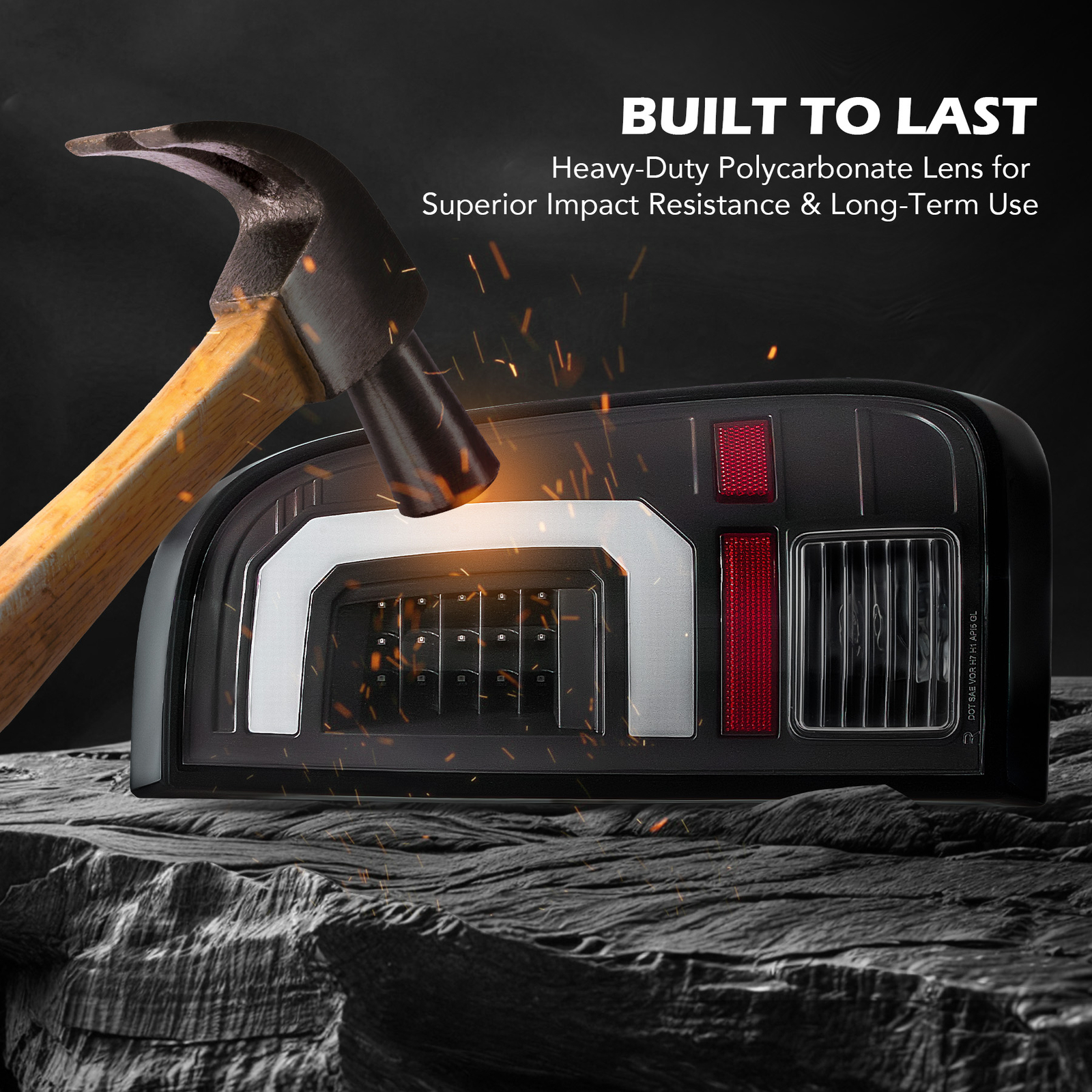 LED Tail Lights for 2008-2016 Ford F250 F350 F450 F550 Super Duty SD Brake Lamps