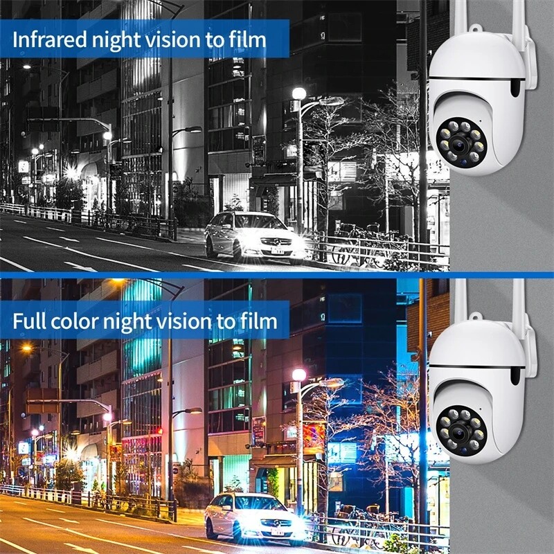 2-Pack Wireless 5G WiFi Security Camera System Smart Outdoor Night Vision 1080P
