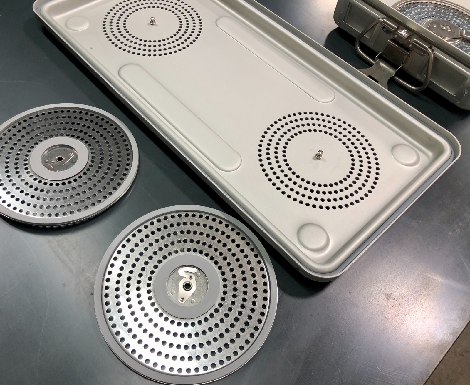 Case Medical SteriTite Sterilization container 22x10x2.0 w/ upper & lower vents