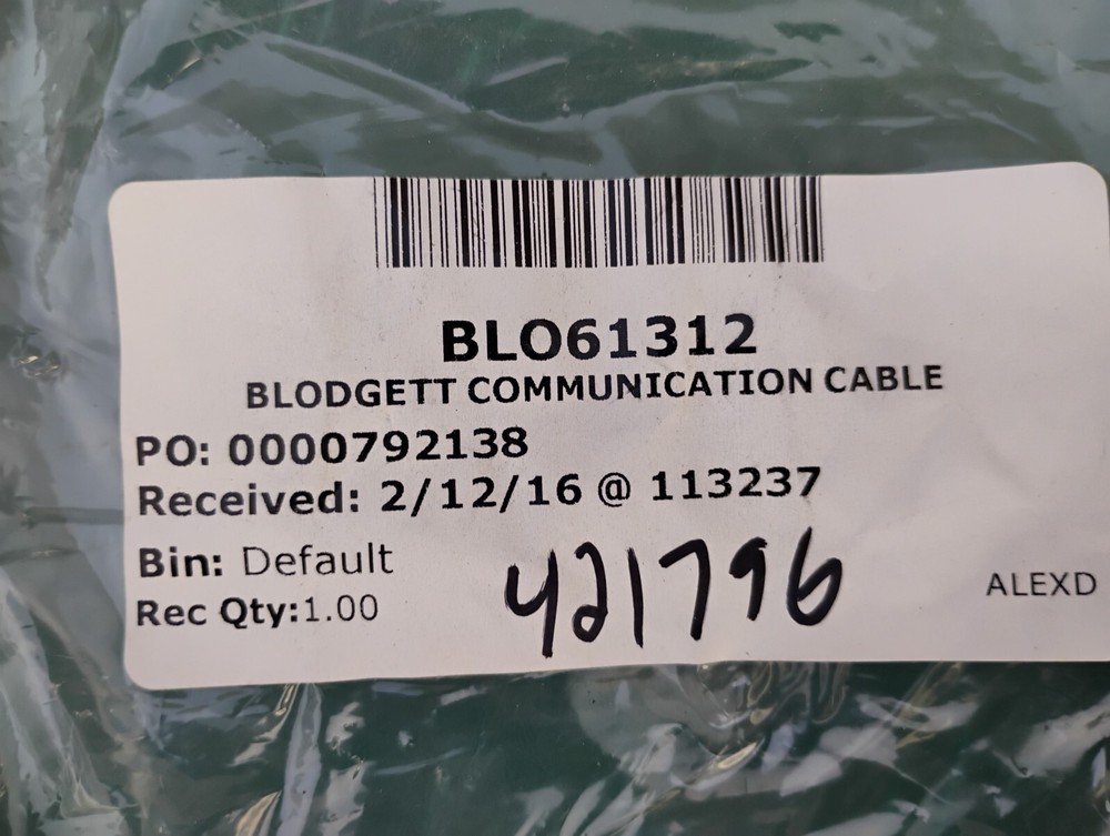 Blodgett 61312 Communications Cable