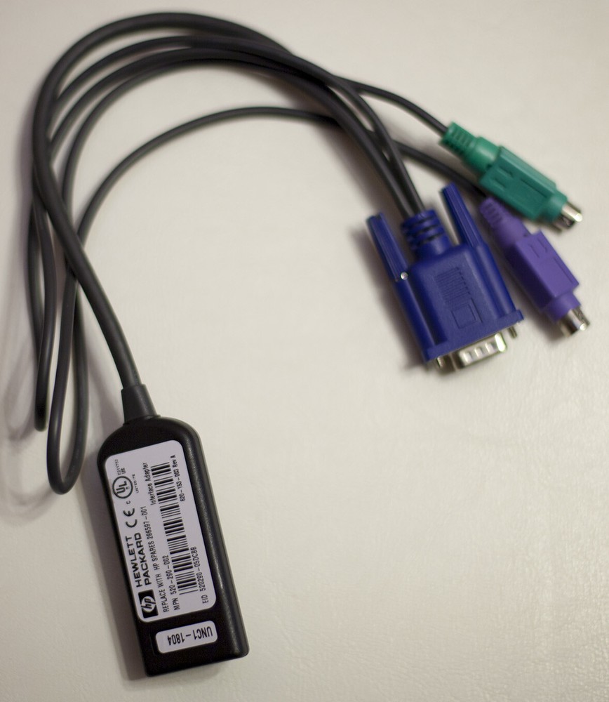 Hewlett Packard KVM PS2 Cable (262587-b21)