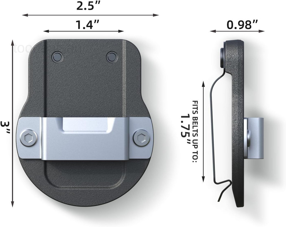 Tape Measure Holder | Clip-On BLACK