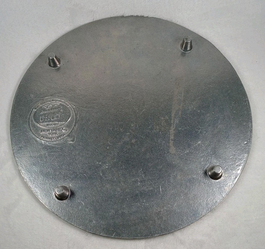 Pewterex 10" Round Cheese Plate / Server - Embossed Kitchenware