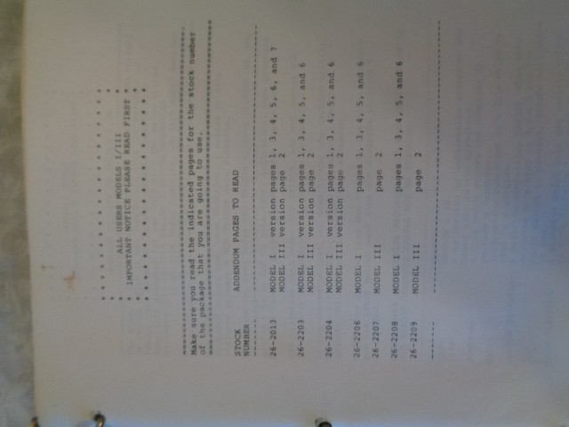 TRS - 80 Model I/III Cobol User's Guide