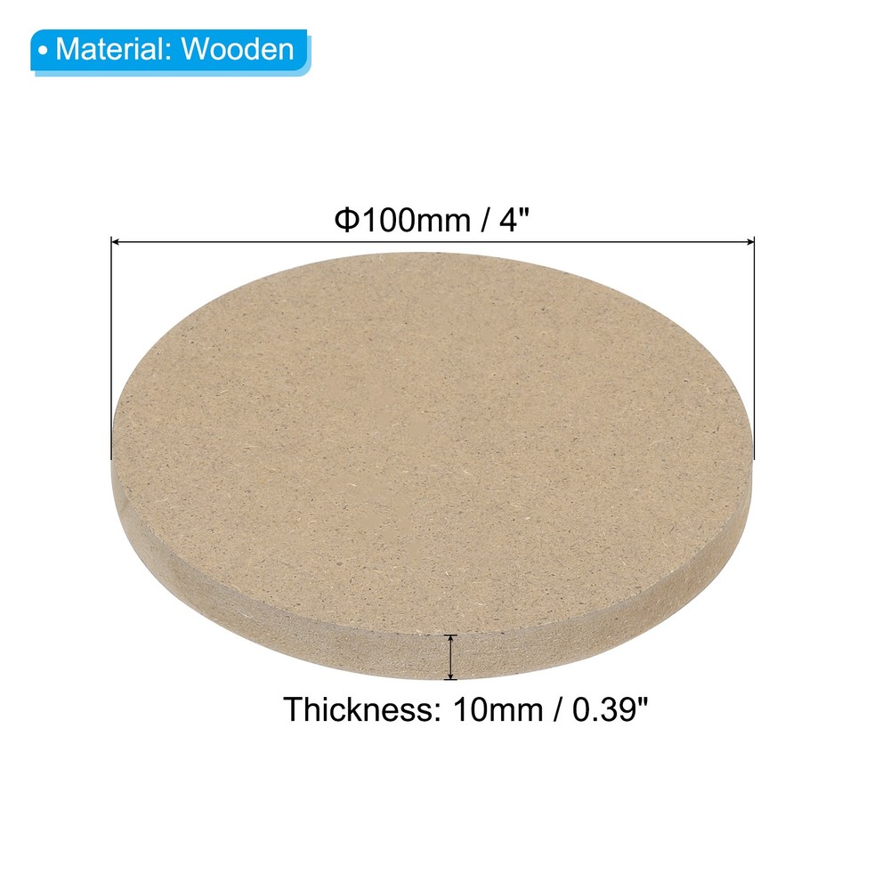 4" Round Pottery Wheel Bat 4 Pack 0.4" Thickness