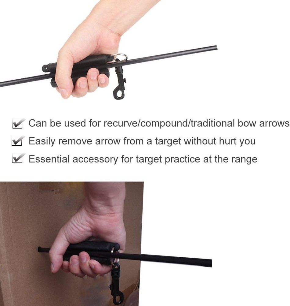 Lightweight TPR Arrow Puller for Easy Target Removal - Essential Archery Tool