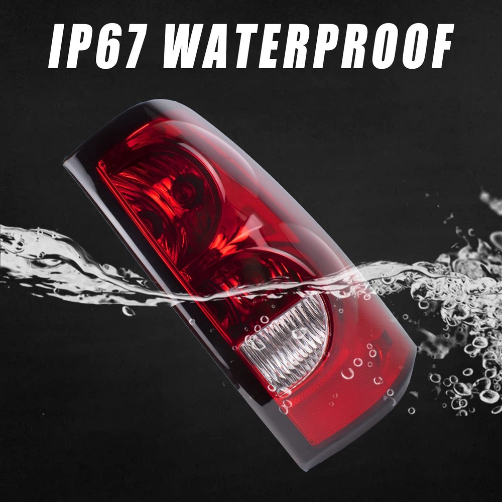 Tail Light Compatible With 2003 2004 2005 2006 Chevy Red Left Driver Side