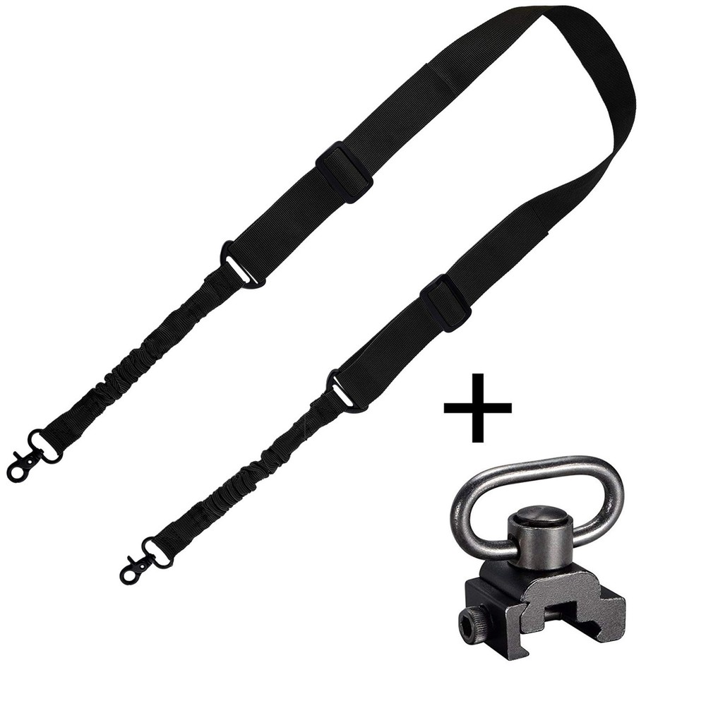 BOOSTEADY 2 Point Traditional Gun Sling Shoulder Strap Trigger Snap with QD S...