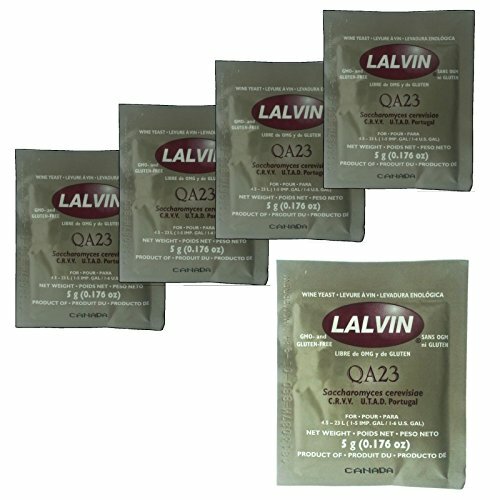 Lalvin QA23 Wine Yeast - 5 Pack