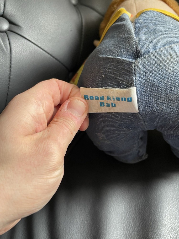 Vintage 2000 Read Along Talking Bob The Builder Interactive Plush Working